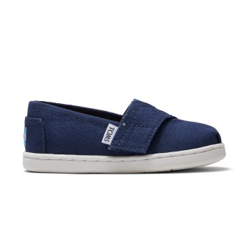 Πάνινο Toms Tiny Alpargata Canvas Μπλε